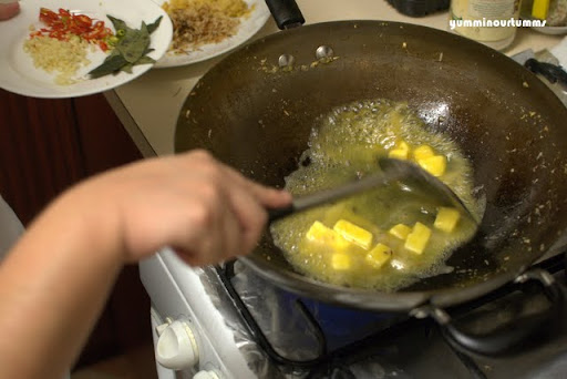 stir fry chilli garlic butter for butter prawns