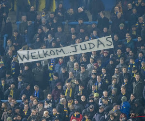 Supporters Waasland-Beveren waren niet blij met de terugkeer van Clement