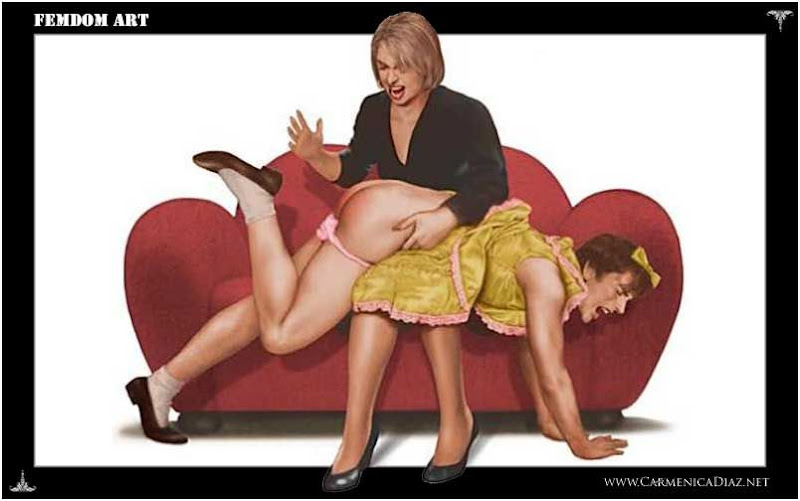Barbara O'Toole or Barb is a woman who creates both F/m and F/f Art. Most of her works are in full colour and feature a wide variety of themes including spanking, strap-on play, age play, humiliation and enema play.