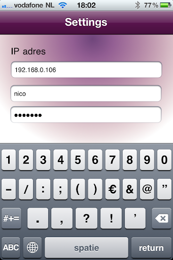 Change your settings