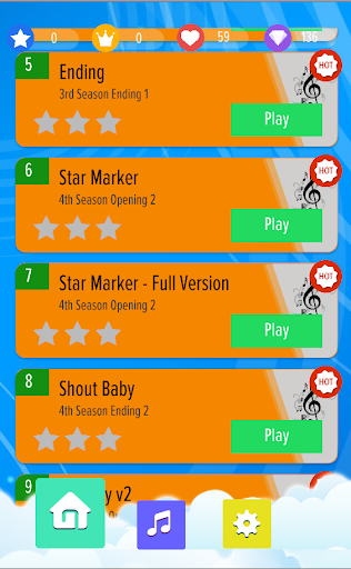 Boku no Hero Academia Piano Tiles