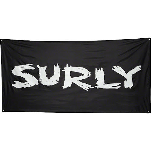 Surly Banner 36"x72" Black with Corner Grommets