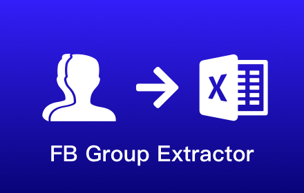 Group Extractor for Facebook™ chrome extension