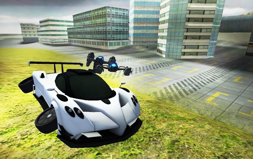 Flying Car Simulator 3D Screen 1