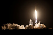 A SpaceX Falcon 9 rocket, with the Crew Dragon capsule, is launched carrying four astronauts on the first operational NASA commercial crew mission at  Kennedy Space Center in Cape Canaveral, Florida, US November 15, 2020.  