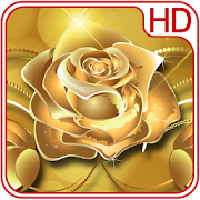 Gold Rose Wallpaper  Icon