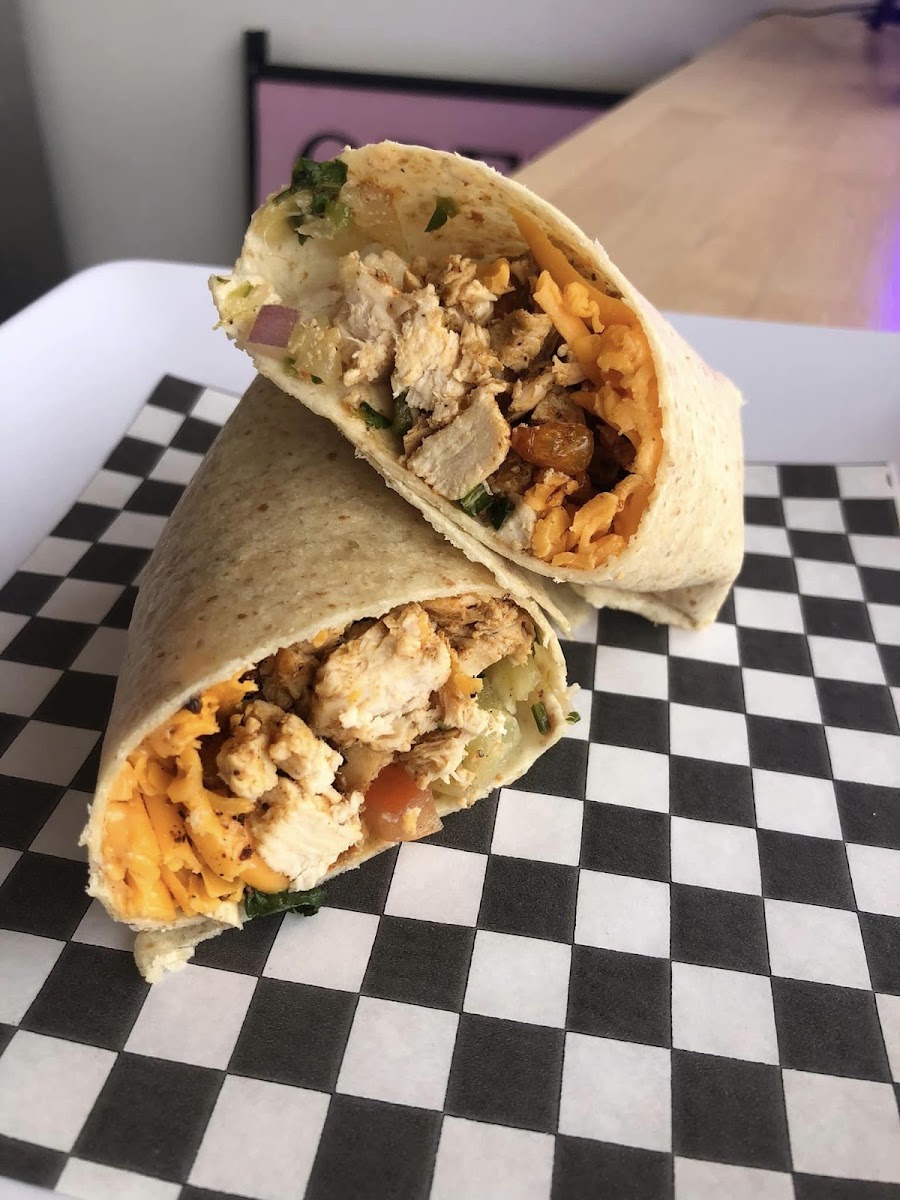 Gluten free Chicken Wrap