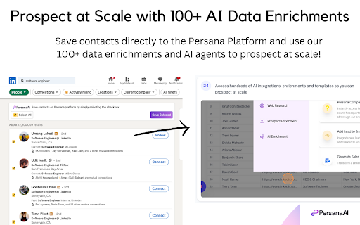 Persana: AI on LinkedIn & B2B Contact Info