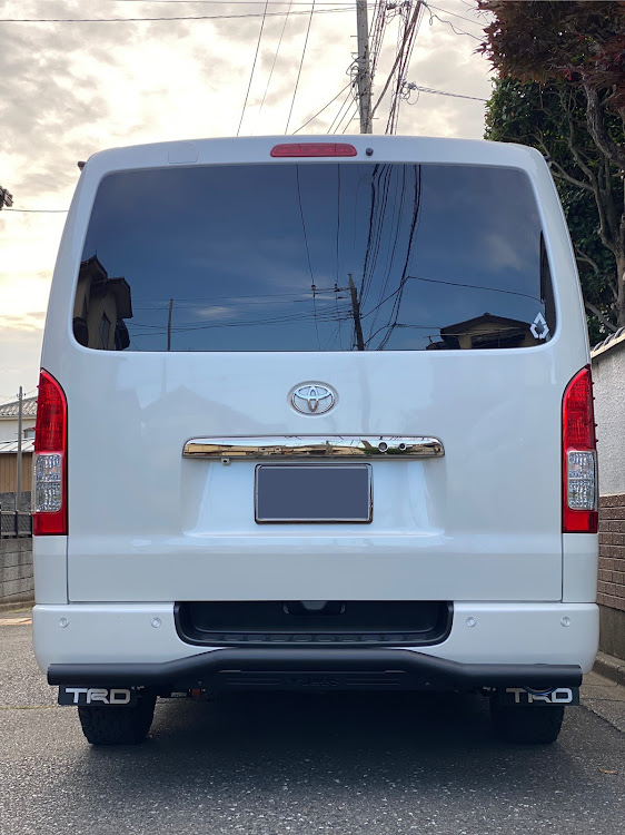 ハイエースバンのJAOSスキットバーに関するカスタム事例の投稿画像1枚目