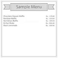 99 Waffles menu 1