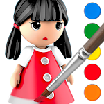 Cover Image of Baixar Coloração Minis Kids Coloração 3D 2 APK