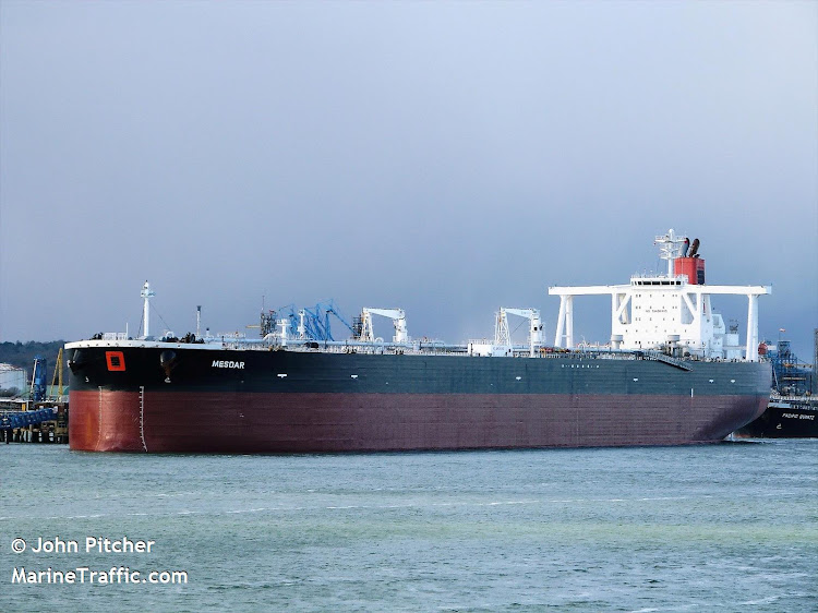 An undated photograph shows the Mesdar, a British-operated oil tanker in Fawley, Britain, obtained by Reuters on July 19 2019.