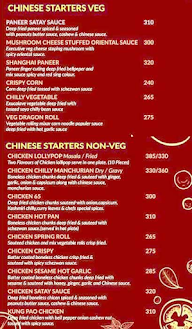 Hotel Agatya family restaurant menu 2