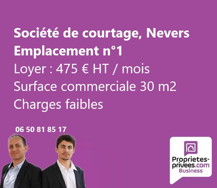 Vente locaux professionnels  30 m² à Nevers (58000), 39 000 €