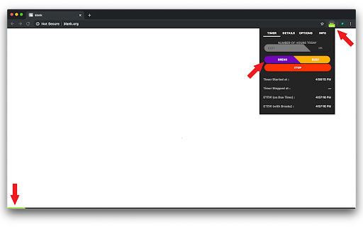 Worktime Progressbar & Timer