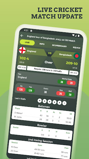 Screenshot Fast Cricket Line Guru