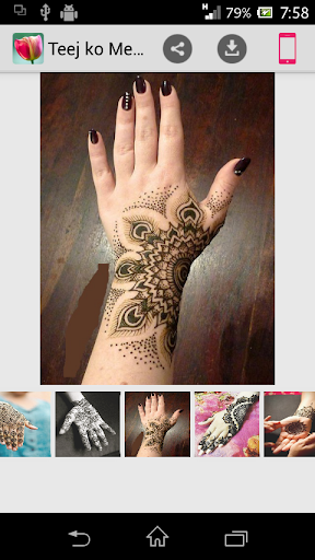 Teej ko Mehndi Design App