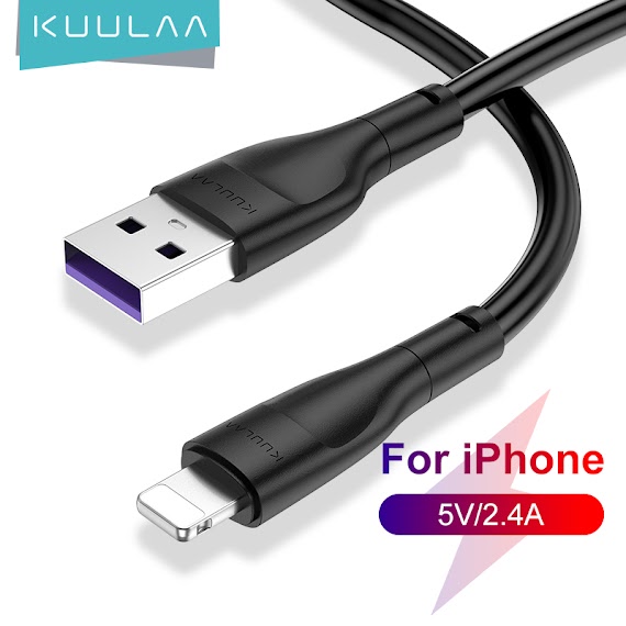 Cáp Lightning Kuulaa Sạc Nhanh Hỗ Trợ Truyền Dữ Liệu Qua Iphone Apple