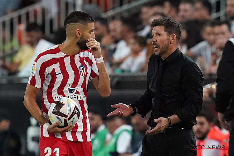 Simeone fait ses adieux à Yannick Carrasco avec beaucoup d'affection