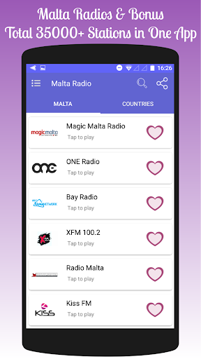 All Malta Radios in One App