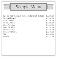 Food Corner menu 1