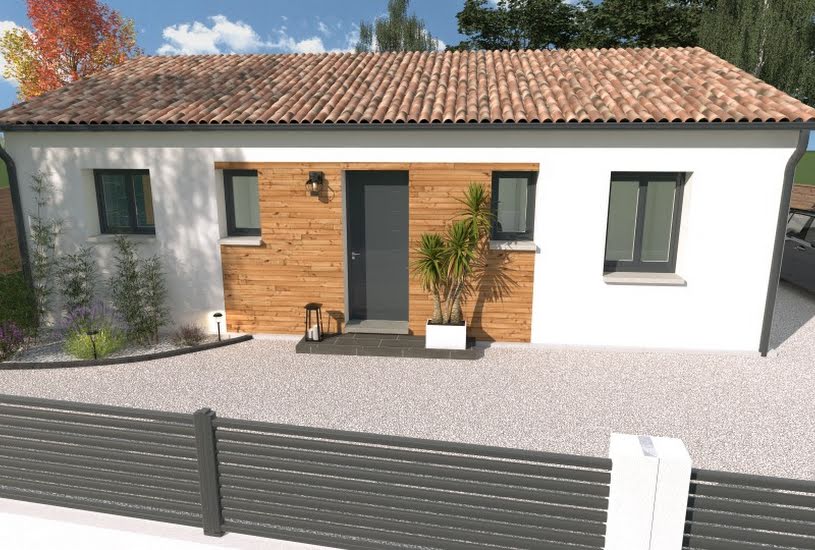  Vente Terrain + Maison - Terrain : 276m² - Maison : 80m² à Uzeste (33730) 