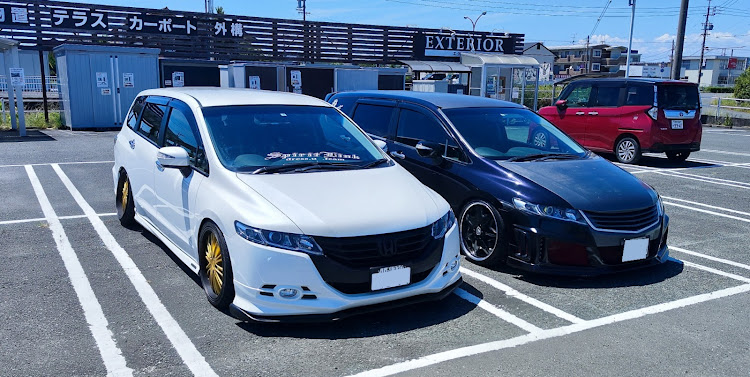 オデッセイのオデッセイ RB3・Spirit Link・チーメンに感謝🙏・たのしかった１日・チーメンコラボに関するカスタム事例の投稿画像1枚目