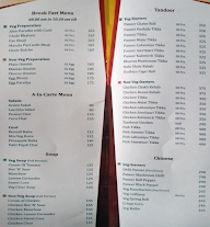 Hotel Sonash By Golden Treat menu 1