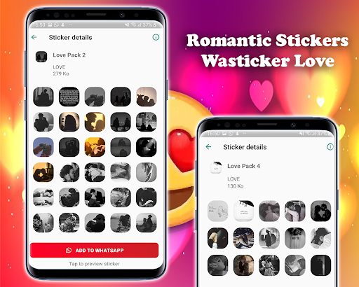 Screenshot wasticker love