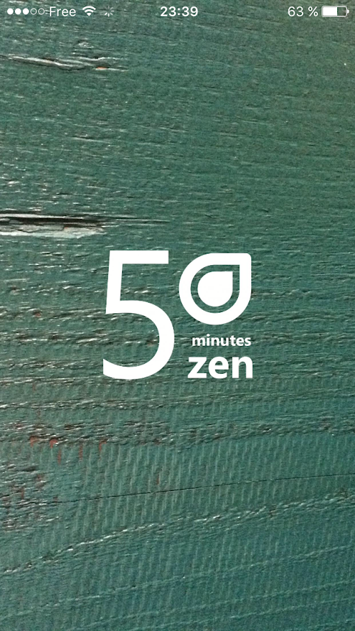 Android application 5 minutes zen...au bureau screenshort