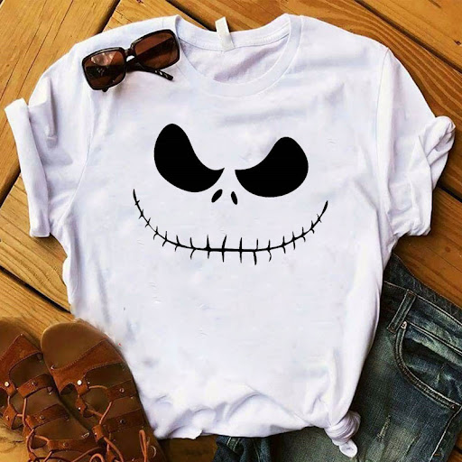 Title 3, Halloween Pumpkin Face Print perfect for festiv...
