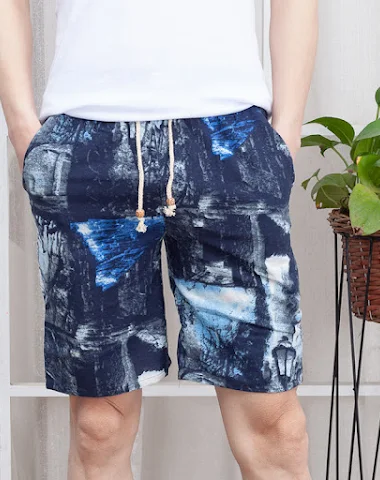  New Summer Men's Beach Pants Print - 1