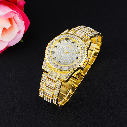 Title 1, Personalized Diamond Full Diamond Starry Hip-ho...