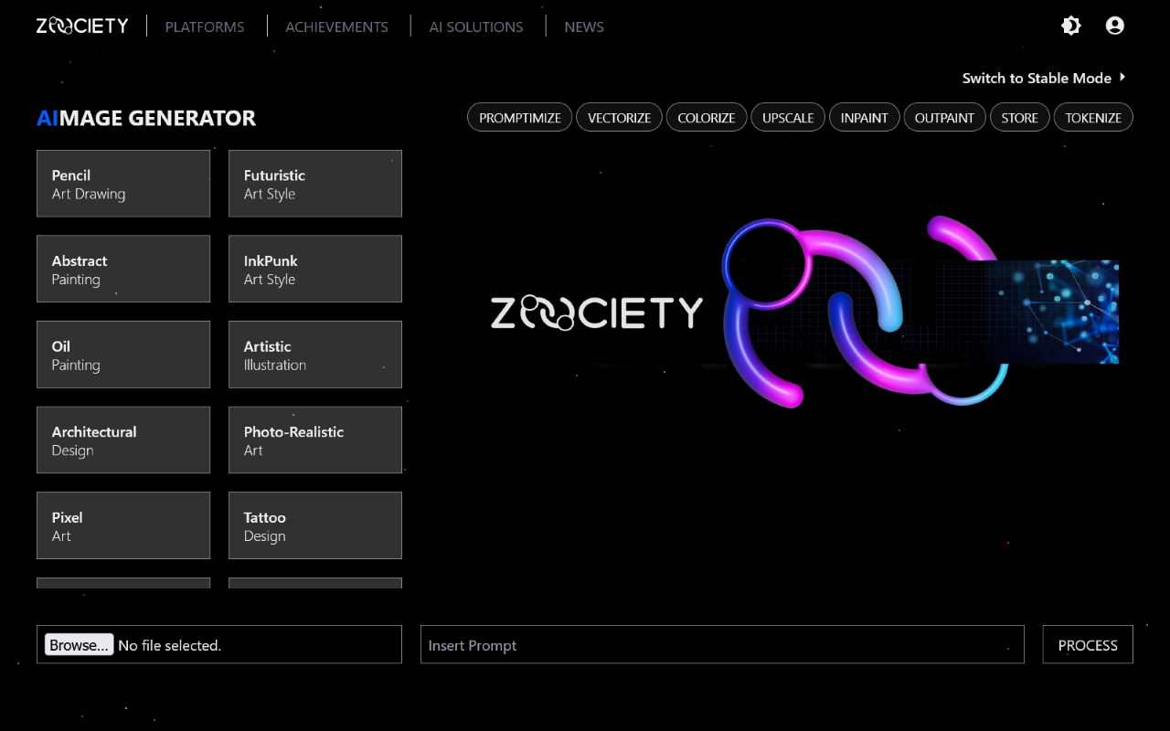 Zoociety AI Image Generator Preview image 1