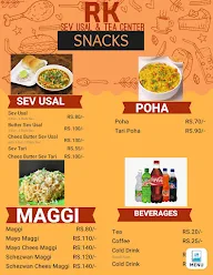 RK Sev Usal & Tea Center menu 1