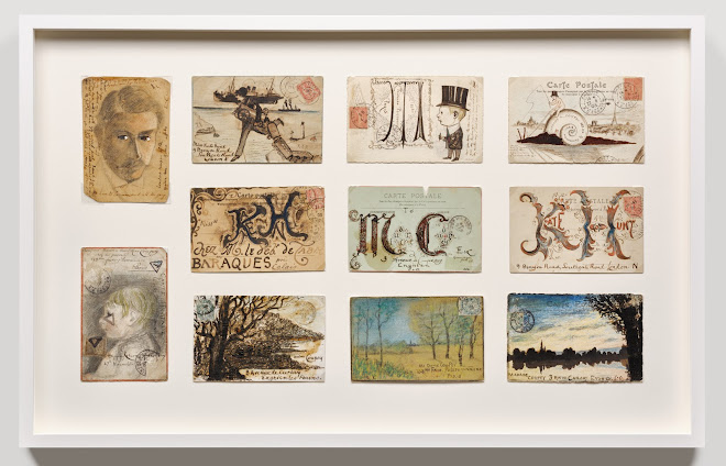 <p>
	<strong>L&eacute;on Coupey</strong> (1864-1925)<br />
	<strong>Eleven Postcards</strong><br />
	Ink, wash, graphite and crayon on card<br />
	17 &frac12; x 28 inches framed<br />
	Collection Tarek Barbir, London, UK<br />
	Set 3A<br />
	&nbsp;</p>
