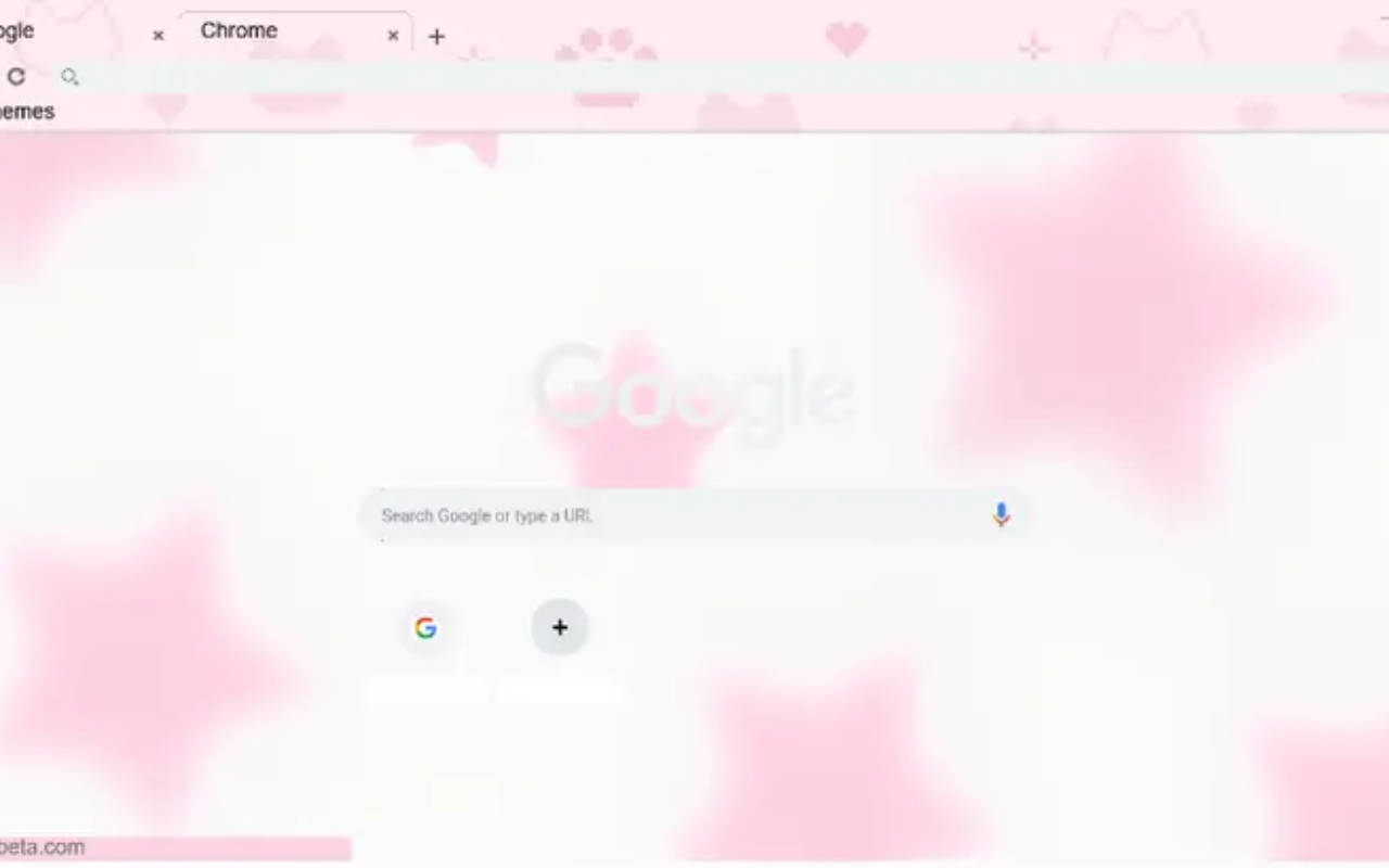 pink star cat theme