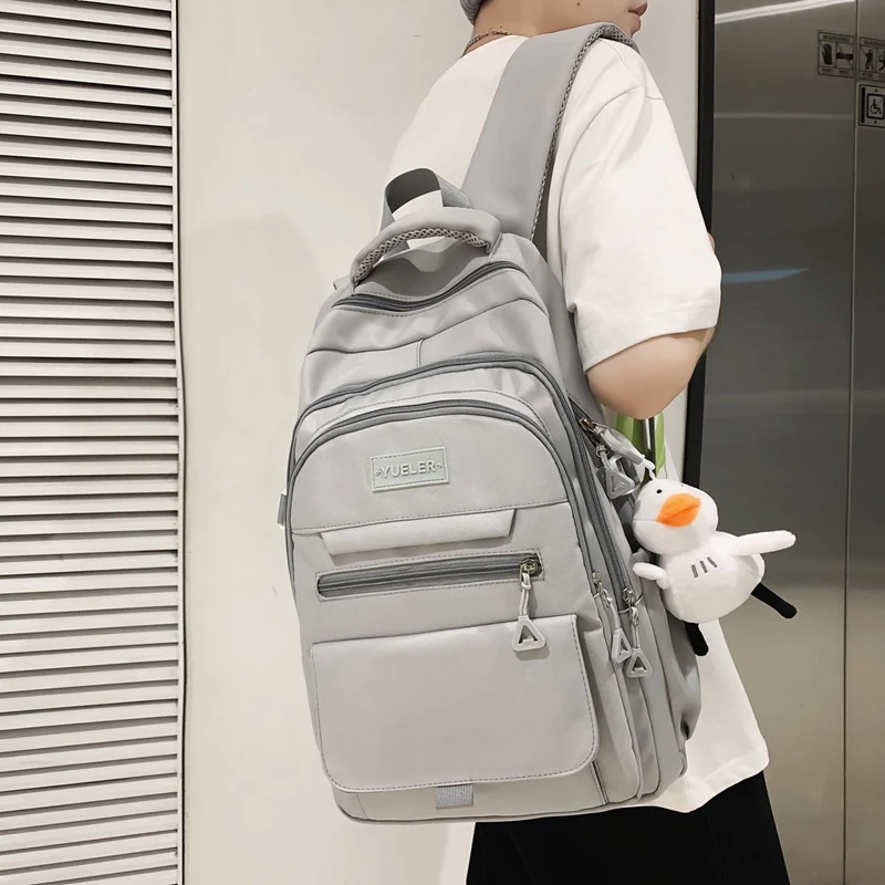Mochila Escolar Feminina Bonita e Grande Capacidade Espaçosa Design Moderno Perfeita para Livros e Materiais Confortável Ideal para Estudantes