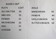 Bakers Hut menu 3