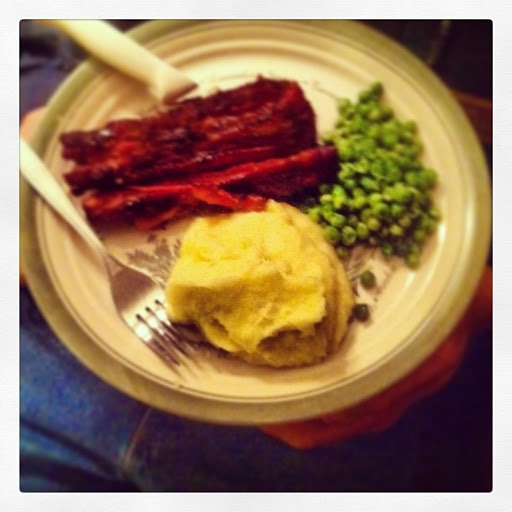 From Instagram: Corned beef, parsnip and potato mash and peas http://instagram.com/p/lLi45GhXcg/