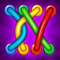 Tangled Line-Knot Untie Puzzle