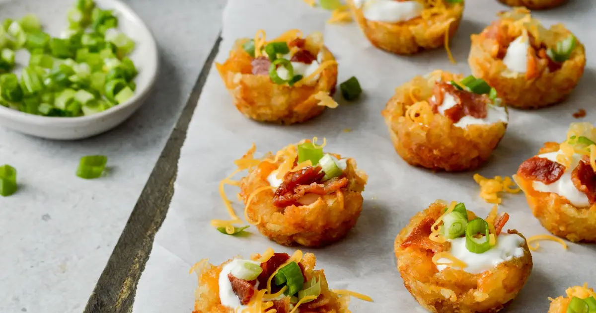 Cheesy Bacon Ranch Tater Tots - TGIF - This Grandma is Fun