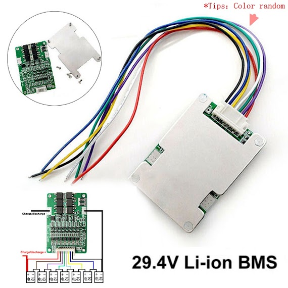 Bảng Mạch Bảo Vệ Pin Li - Ion Lithium 7S 29.4V