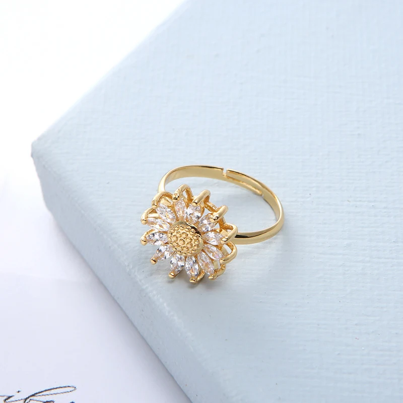 Koper vergulde 18K gouden oorbellen ring ketting set