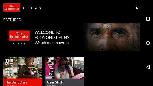 Android application The Economist Films screenshort