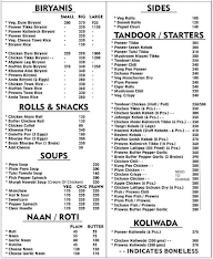 Borivali Biryani Centre menu 1