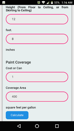 Download Wall Paint Calculator For Android Wall Paint Calculator