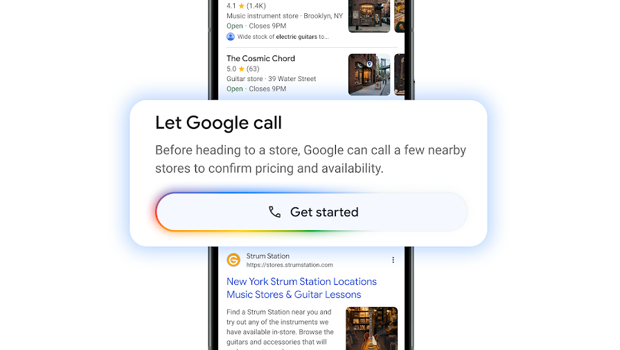 Anrufe durch Google AI erlauben