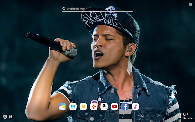 Bruno Mars HD Wallpapers New Tab Theme