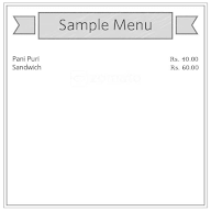 Gupta Pani Puri Center menu 1